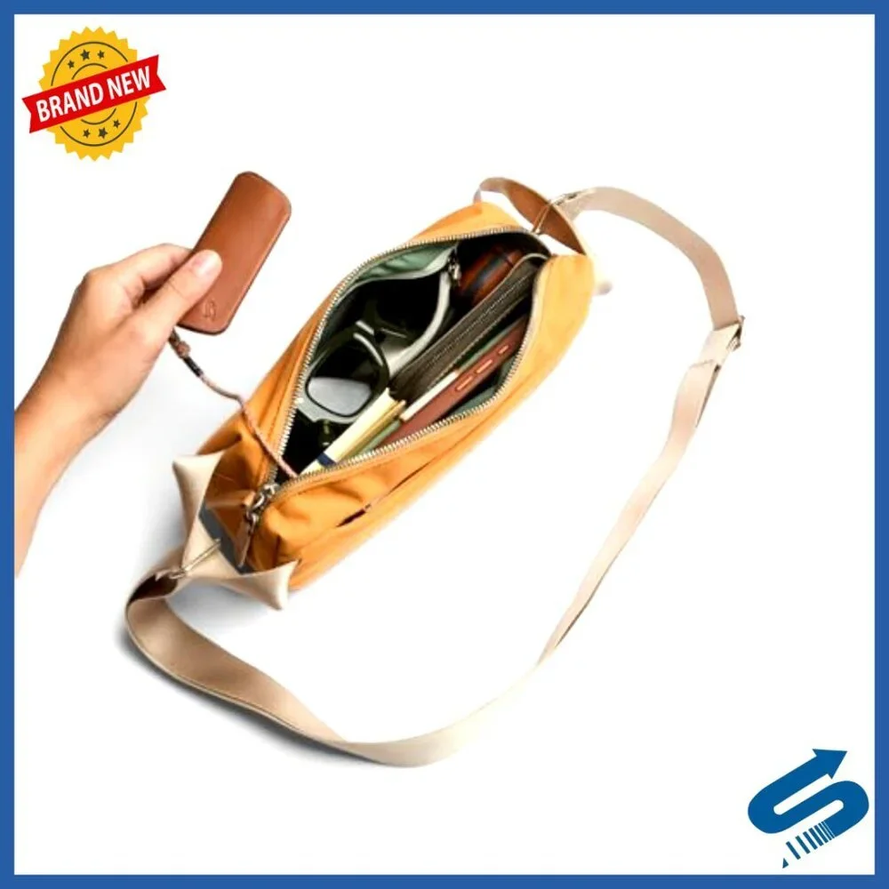 3L Minimalist Crossbody Sling Bag with Adjustable Strap & Internal Pockets